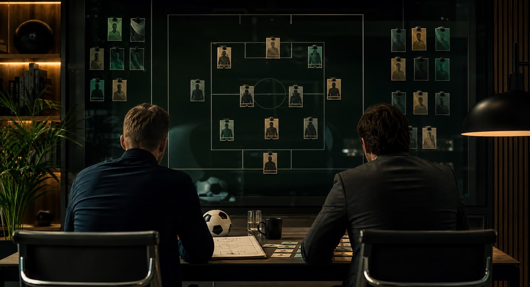 Sala strategica dedicata al mercato del club